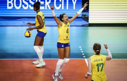 Brasil vence a segunda na Liga das Nações feminina: 3 a 0 na Polônia