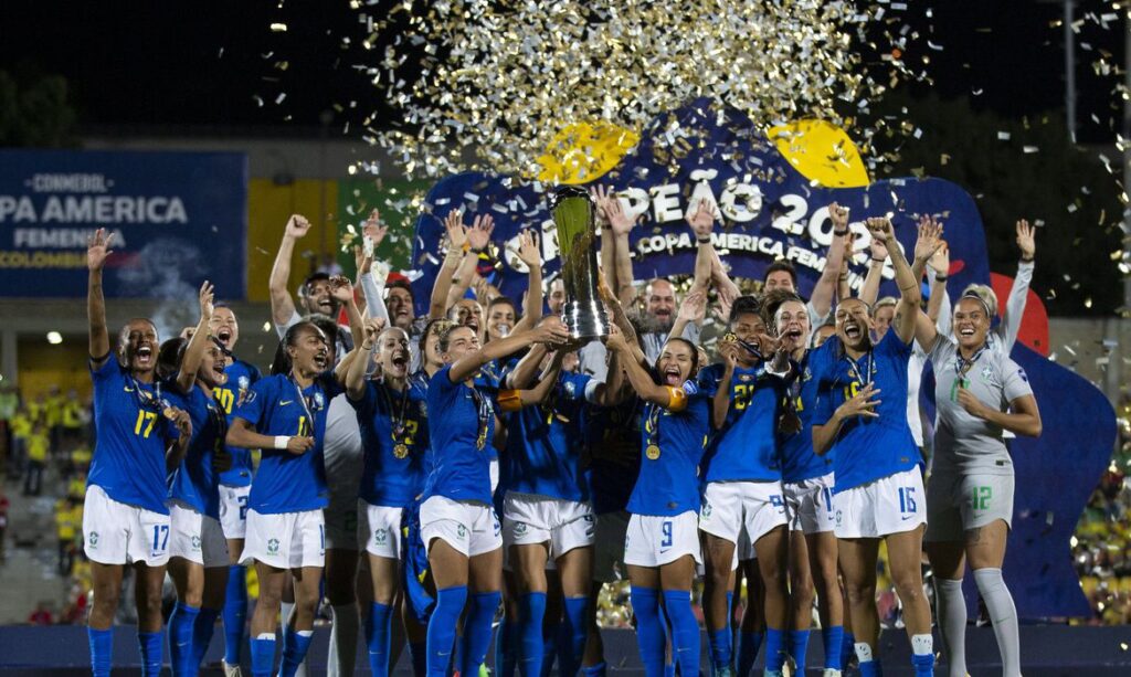 Futebol feminino: Brasil vence Copa América com 100% de aproveitamento