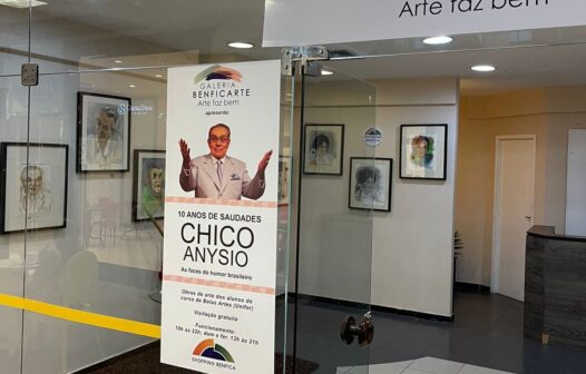 Exposição em homenagem a Chico Anysio fica em cartaz até este sábado (23) em shopping de Fortaleza