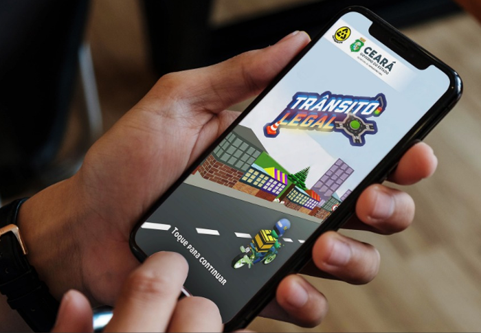 Detran-CE lança Trânsito Legal, game de celular para motociclistas