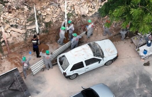 Homem fica ferido após muro de obra desabar no bairro Meireles