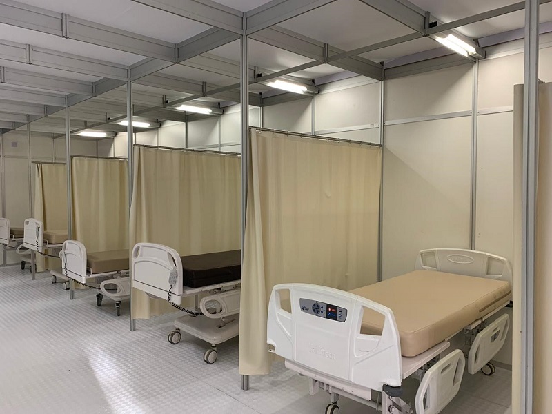 Hospital de campanha é desativado em unidade de saúde em Fortaleza