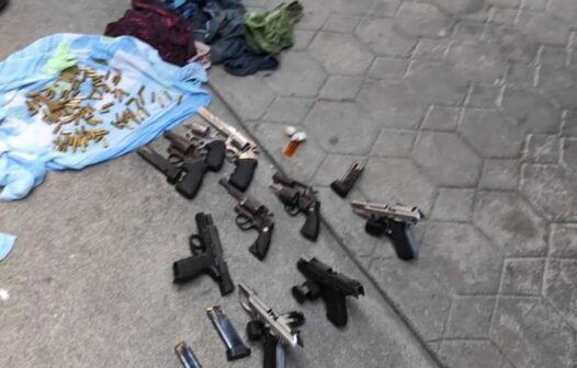 Polícia captura grupo com nove armas e 212 munições na Região Metropolitana de Fortaleza