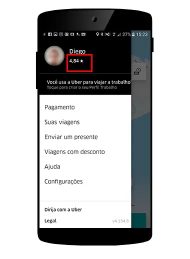 Uber: passageiros agora podem ver número de estrelas dadas pelos motoristas