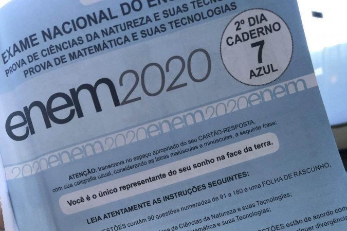 Inep divulga hoje gabarito oficial do Enem 2020