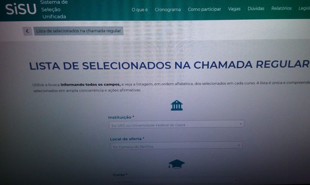 Inscrições para o segundo processo seletivo do Sisu 2022 seguem até 1º de julho