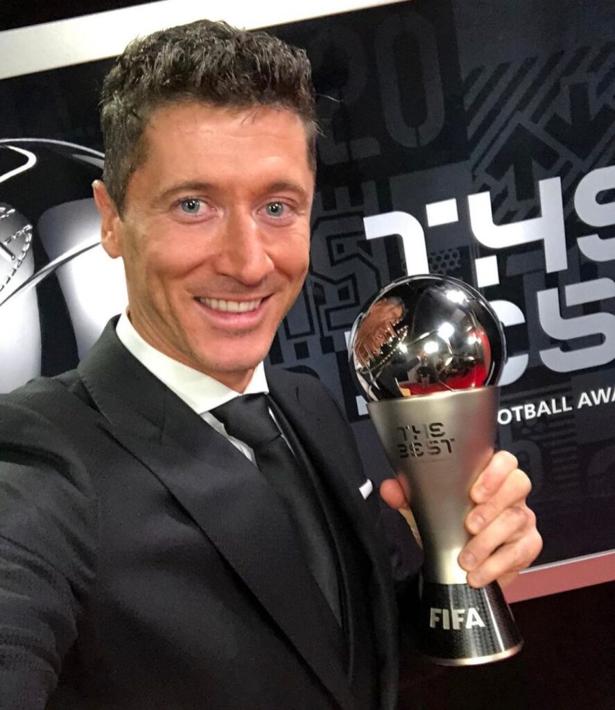 The Best: Lewandowski é eleito o melhor jogador do mundo pela Fifa