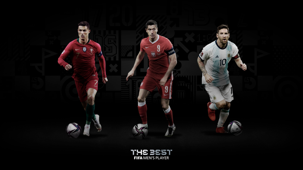 Lewandowski, Messi e CR7 concorrem ao prêmio de melhor jogador do ano da Fifa