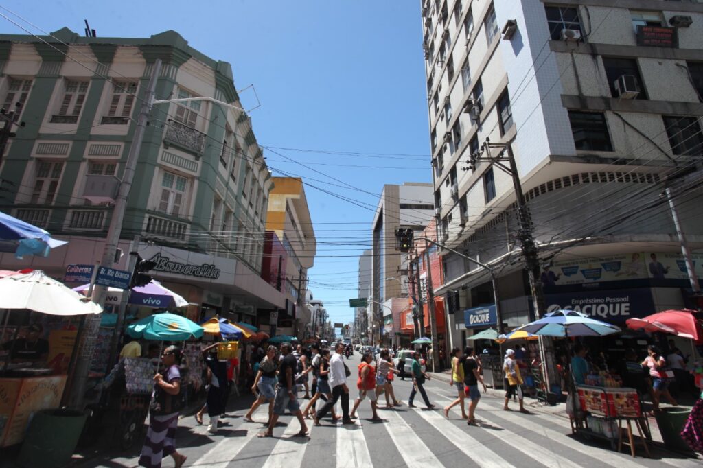 Lojas do Centro de Fortaleza devem abrir durante o Carnaval