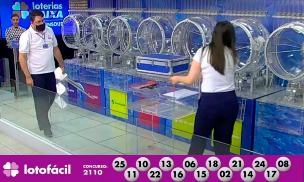 Lotofácil: confira resultado do concurso 2.110