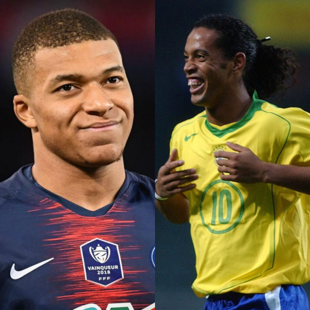 Mbappé é eleito melhor jogador pela Globe Soccer; Ronaldinho Gaúcho recebe prêmio pela carreira