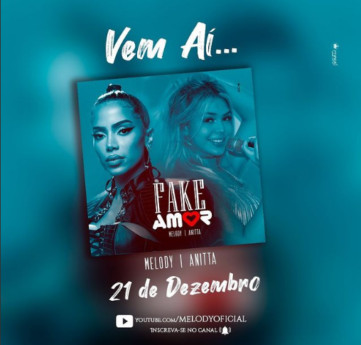 Após troca de farpas nas redes sociais, Melody anuncia parceria musical com Anitta