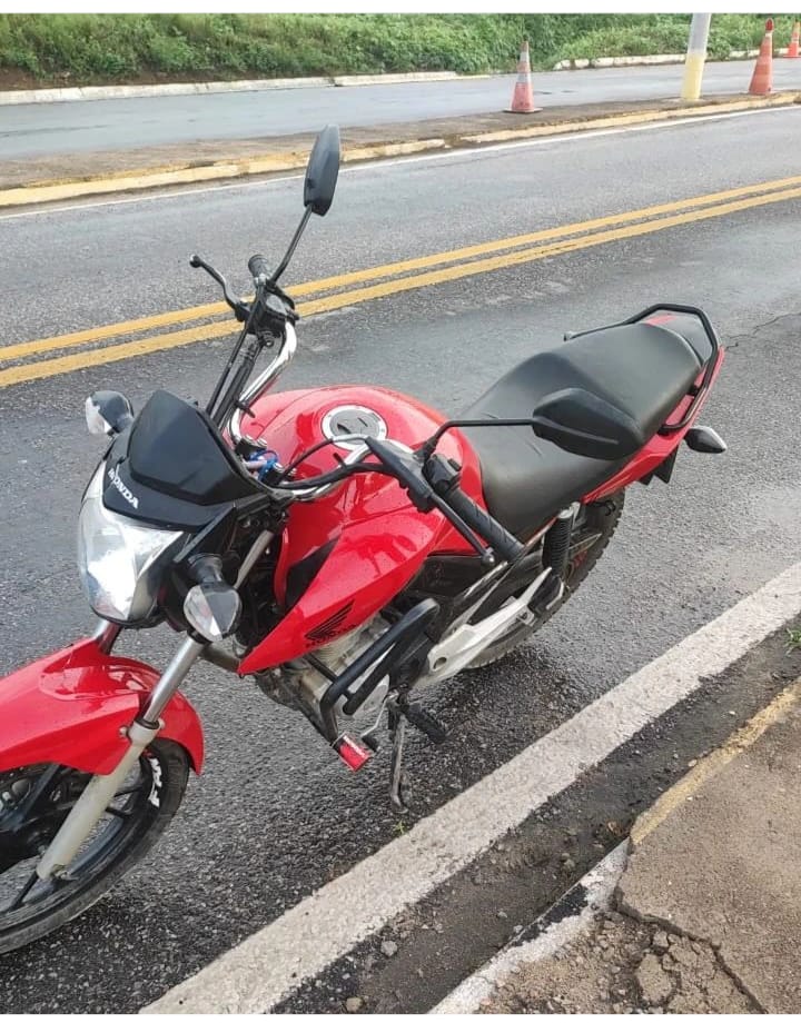 Motociclista é preso após atropelar pedestre em Canindé, no Sertão Central cearense