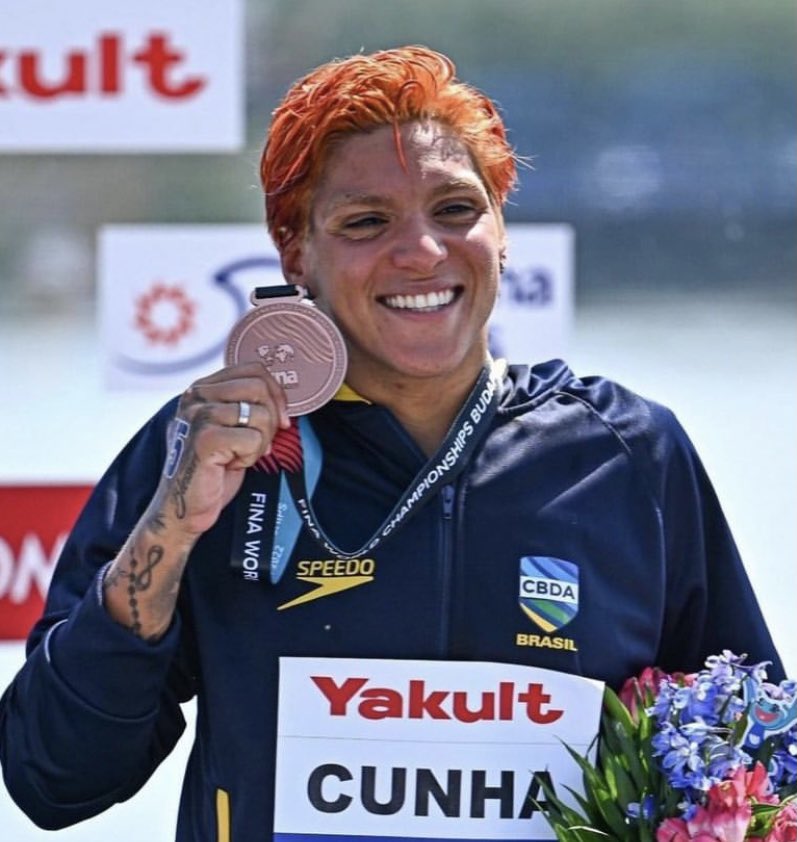 Mundial Ana Marcela leva bronze nos 10 km, sua 2ª medalha na Hungria