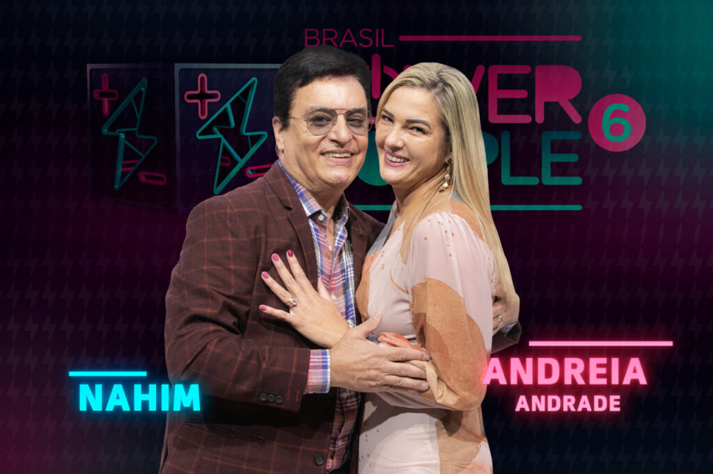 Nahim e Andreia Andrade estão no Power Couple Brasil 6