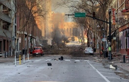 Grande explosão atinge região central de Nashville, nos EUA