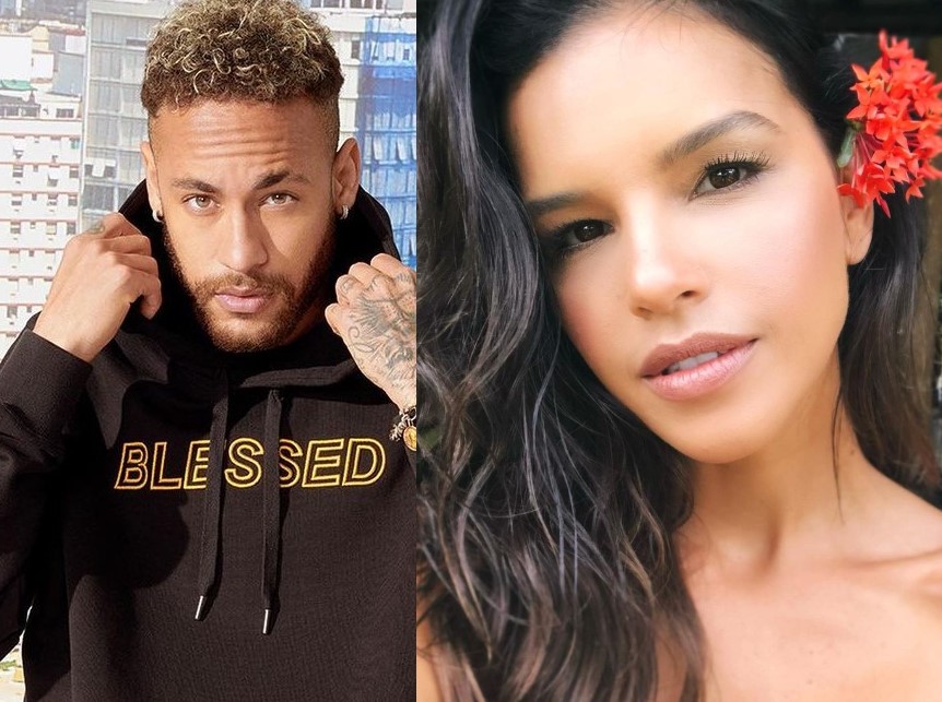 Neymar troca beijos com Mariana Rios e manda flores para atriz no dia seguinte