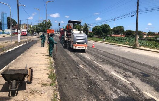 Trecho da Av. Osório de Paiva passa por obras de recuperação