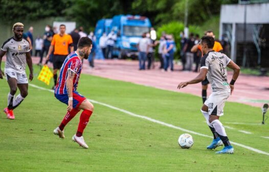 Nos acréscimos, Ceará vence o Bahia em Salvador e fica a um empate do tricampeonato da Copa do Nordeste