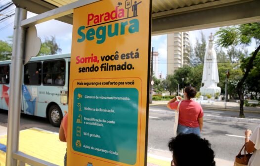 Parada Segura: Prefeitura de Fortaleza inaugura projeto com ponto de ônibus com videomonitoramento e wi-fi