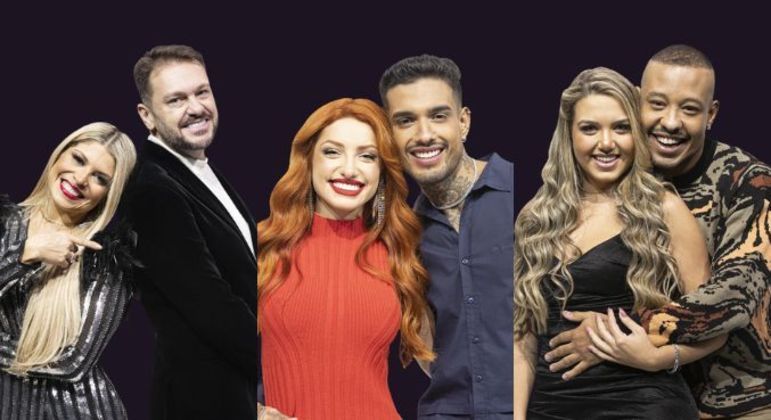 Adryana e Albert, Brenda e Matheus e Karol e Mussunzinho estão na grande final do Power Couple Brasil 6