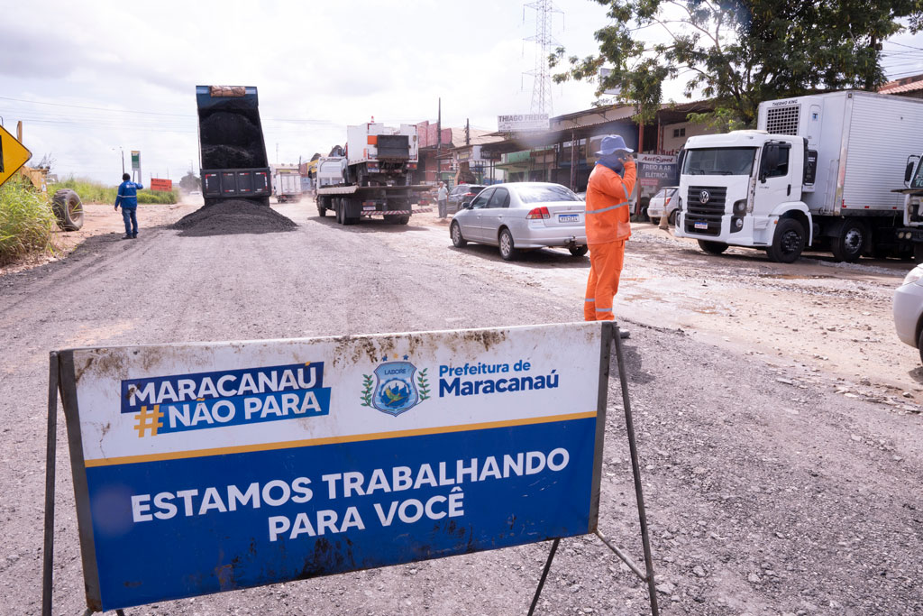 Prefeitura de Maracanaú realiza operação de recuperação do Anel Viário