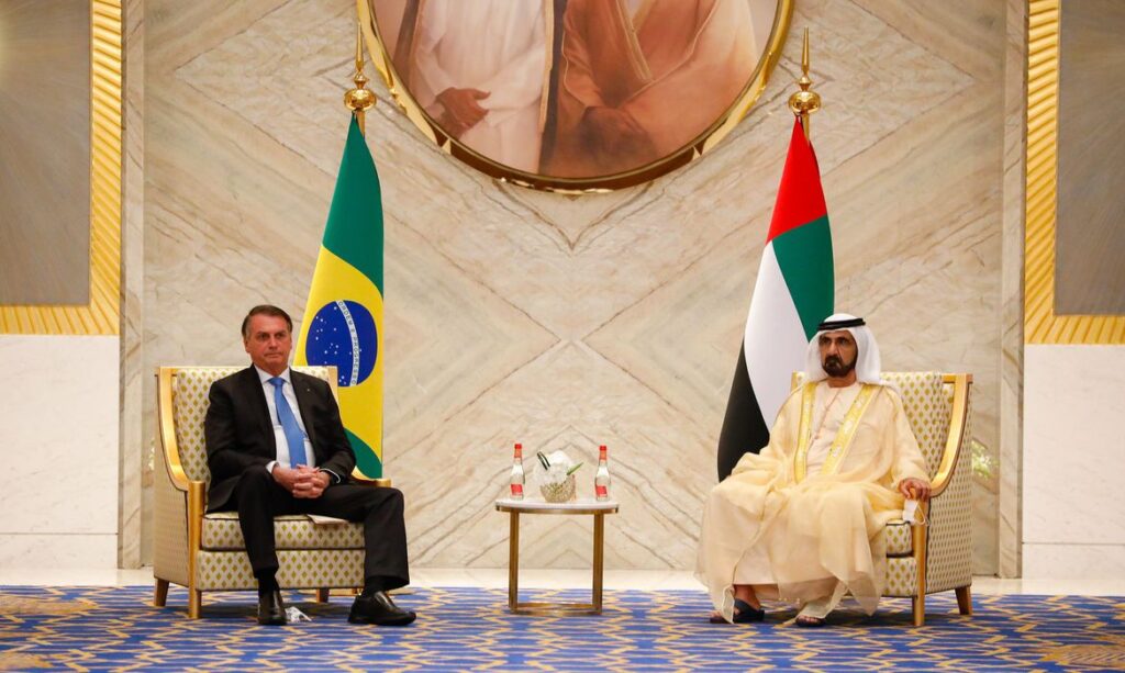 Presidente se reúne com emir de Dubai