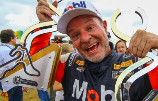 Rubens Barrichello chega aos 50 anos e vibra com o legado dos filhos nas pistas de corrida