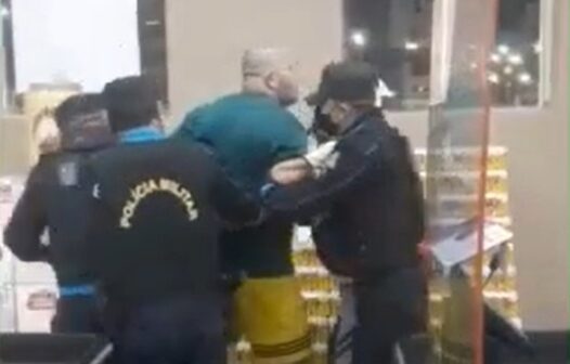 Sargento da Polícia Militar se recusa a usar máscara e agride coronel em supermercado