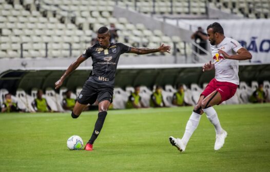 Série A: Em noite de três pênaltis, Ceará perde para o RB Bragantino, na Arena Castelão