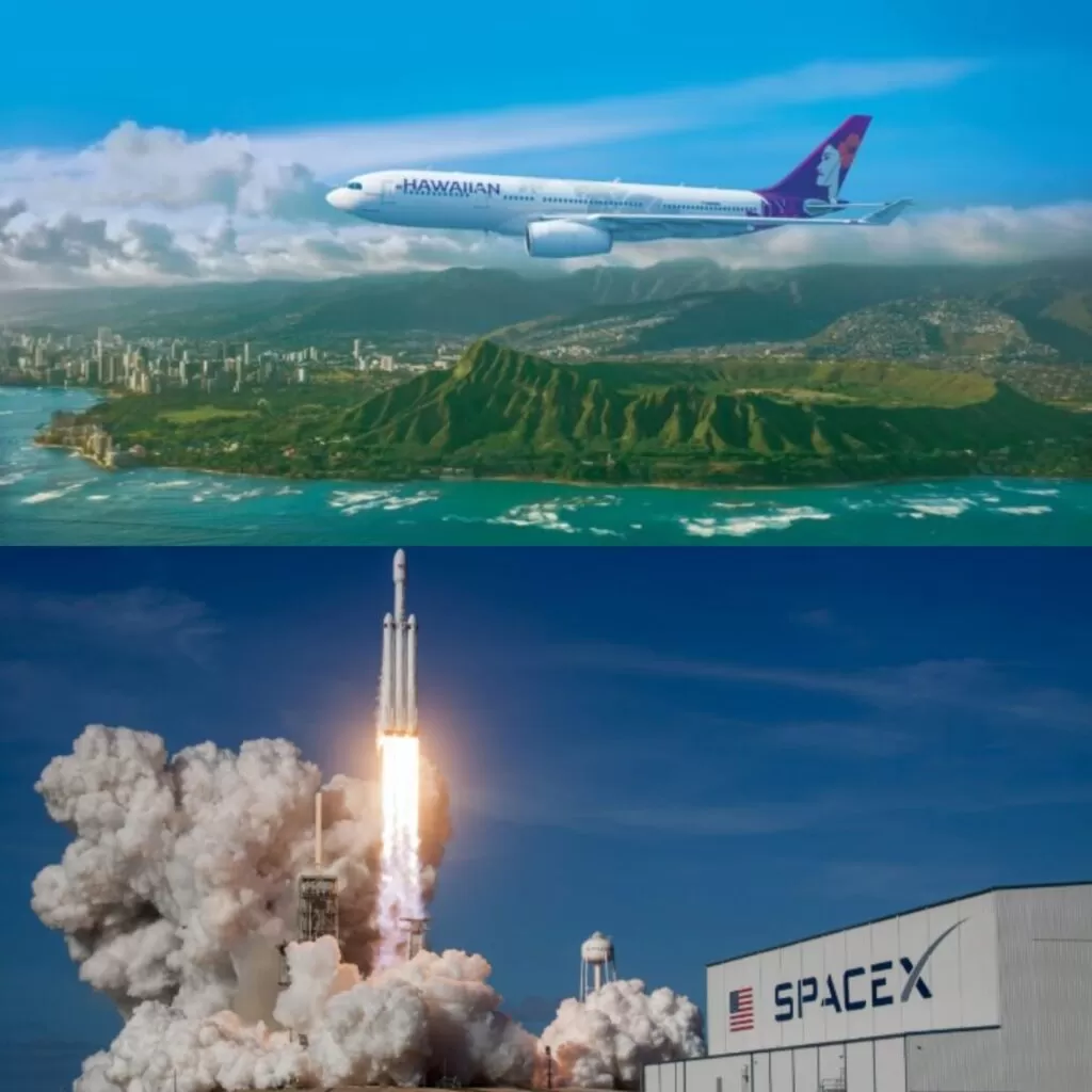 SpaceX, de Elon Musk, vai fornecer aos aviões da Hawaiian Airlines internet Starlink