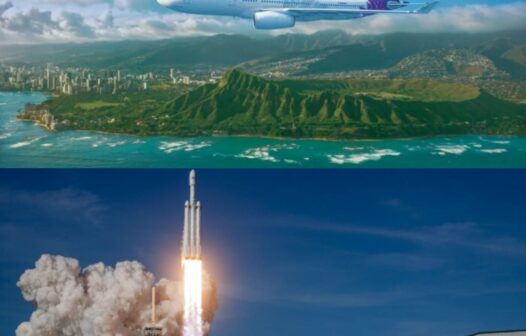 SpaceX, de Elon Musk, vai fornecer aos aviões da Hawaiian Airlines internet Starlink