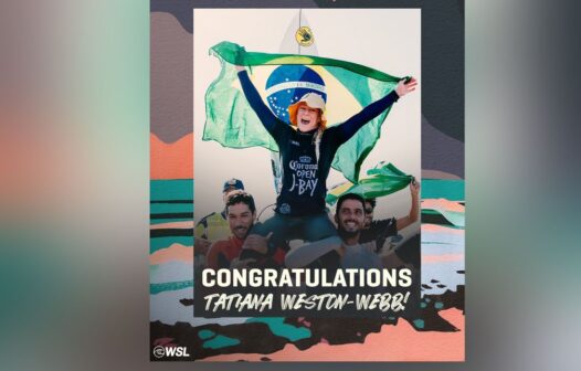 Tati Weston-Webb é campeã da etapa em J-Bay e sobe para 3º lugar no mundial de surfe