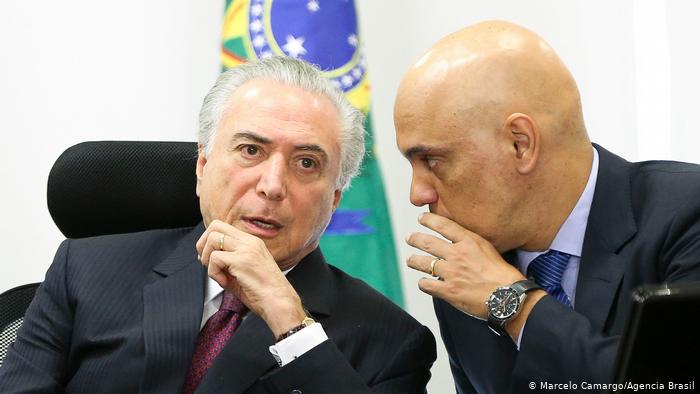 Com mediação de Temer, Bolsonaro conversou com Alexandre de Moraes antes de publicar nota oficial, diz colunista
