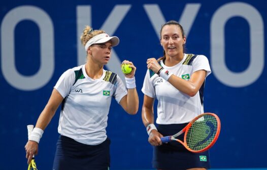 Luísa Stefani e Laura Pigossi, do tênis, estão na semifinal das Olimpíadas de Tóquio