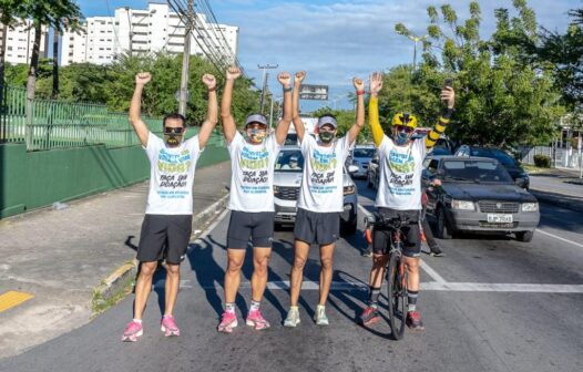 Atletas cearenses percorrerão 1000 km pelo litoral para arrecadar alimentos