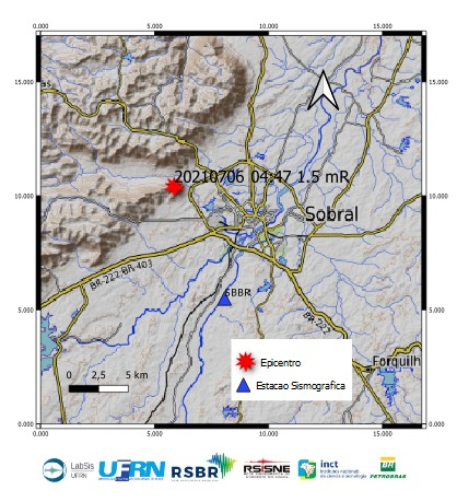 Sobral registra tremor de terra nesta terça-feira (6)