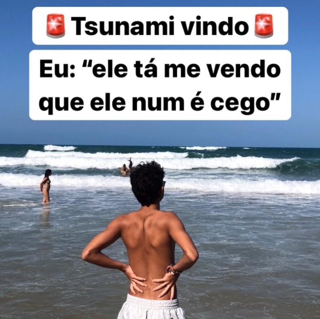 Veja memes sobre tsunami no Brasil após erupção do vulcão