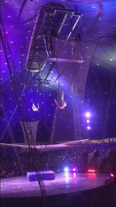 Circo onde trapezista caiu durante acrobacia é interditado em Caucaia