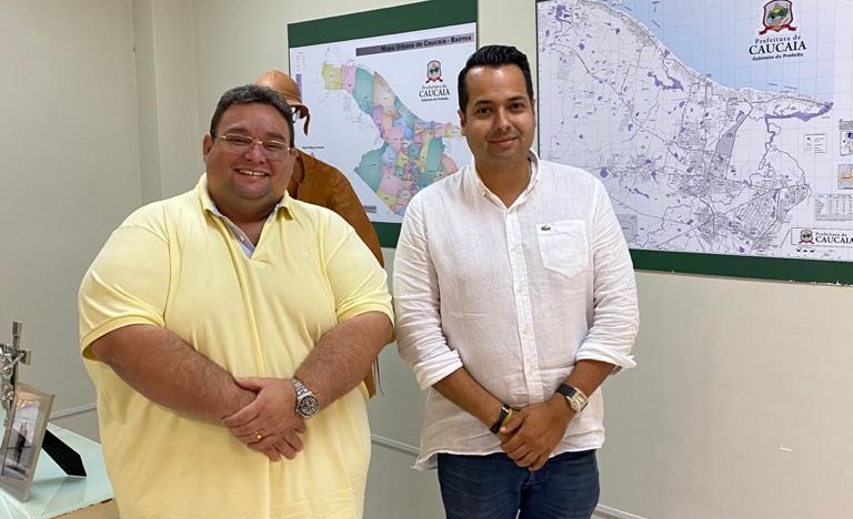 Vitor Valim participa de reunião com Vanderlan Alves, vereador mais votado em Caucaia