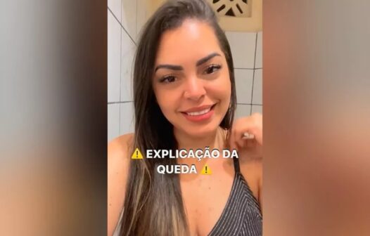 Vocalista de banda cearense cai do palco: “estou bem”