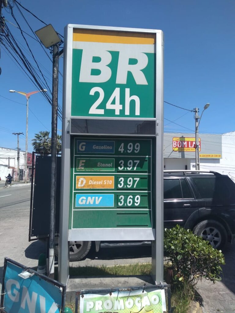 Litro da gasolina no Ceará é o sexto mais caro do Brasil