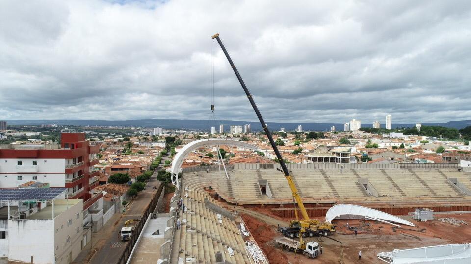 Obras da Arena Romeirão avançam e entram em nova fase