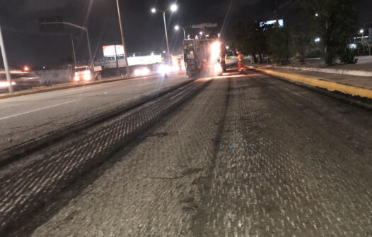 Avenida do Aeroporto passa por melhorias na pavimentação