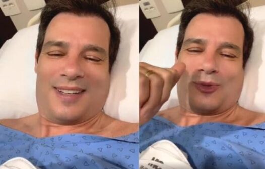 Vídeo: Celso Portiolli faz gravação em hospital e fala sobre tratamento contra o câncer