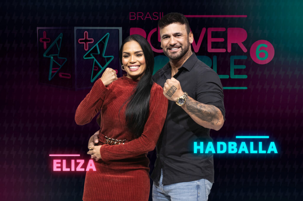 Hadballa e Eliza estão no Power Couple Brasil 6