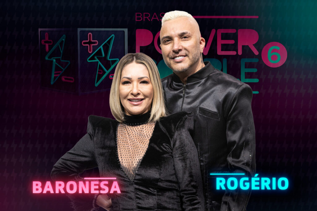 Baronesa e Rogério, pais do MC Gui, são participantes do Power Couple Brasil 6