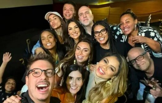 Anitta reúne famosos e fecha cinema para assistir ao novo filme de Porchat