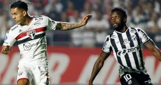 Assista ao jogo Ceará x São Paulo hoje (10) pelo duelo de volta das quartas de final da Sul-Americana