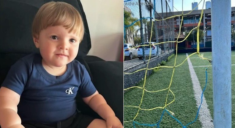 Bebê de 1 ano é achado morto em creche com pescoço preso em rede de gol em campo de futebol